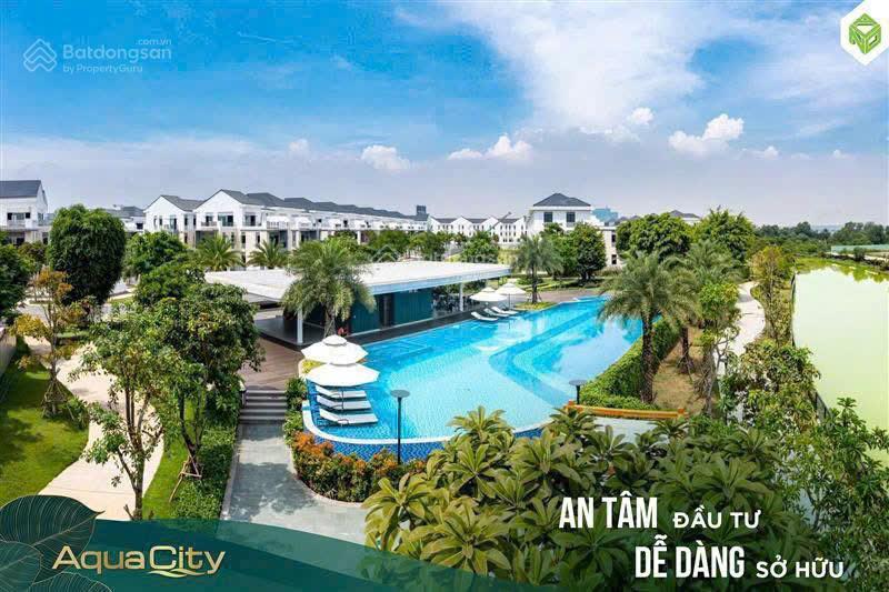 Nhà phố 8x20 đáng mua nhất aqua city trục 19m chỉ 57tr/m2 tiền đất