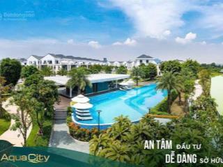 Nhà phố 8x20 đáng mua nhất aqua city trục 19m chỉ 57tr/m2 tiền đất