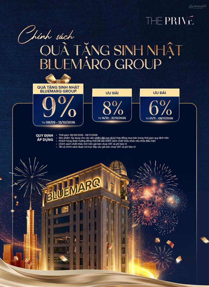 Mua trực tiếp chủ đầu tư căn 2 phòng ngủ the privé quận 2 giá 7,248 tỷ, ck ngay 21%