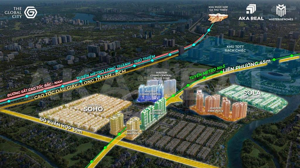 Mua trực tiếp chủ đầu tư, thông tin chi tiết dự án the global city tháng 10/2026