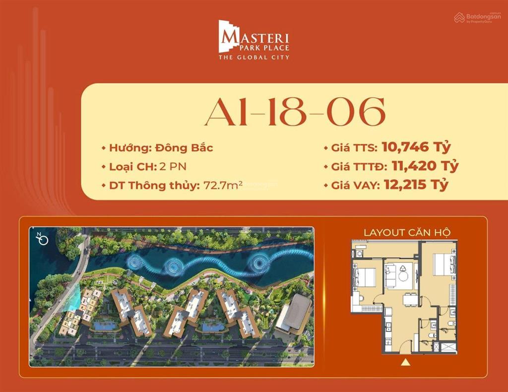 Cần bán lại căn hoa hậu view sông a118.06 chỉ từ 9,6 tỷ