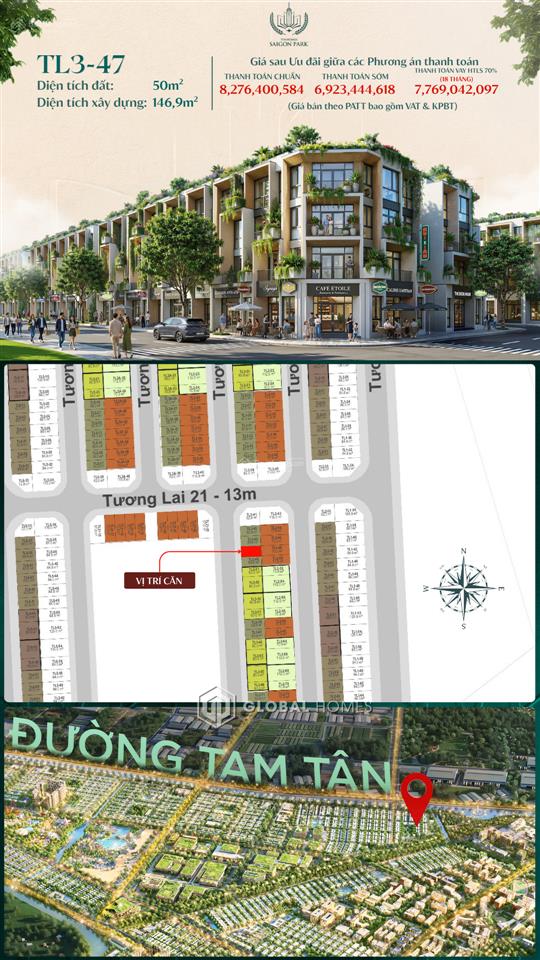 Căn thô tl347 đối diện công viên 2ha, giá chỉ 6tỷ294 all in
