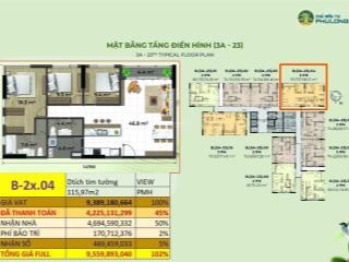 Cắt lỗ 1 tỷ căn hộ 3pn essensia sky b2x.04