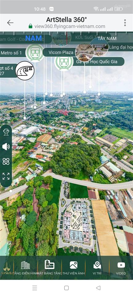 Cc cần vốn bán nhanh căn hộ artstella đã thanh toán 20%. tầng 16 view landmark81 thoáng ko bị chắn