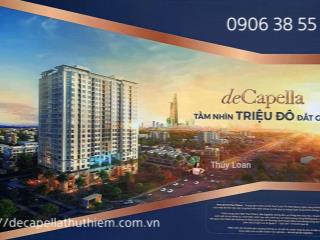 2pn de capella thủ thiêm, 76m2 giá 7.5 tỷ. sẵn sổ công chứng ngay.  xem nhà 0906 385 ***