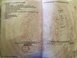 Bán lô đất gần cửa khẩu mộc bài, tây ninh,giá 1 tỷ, 107m2