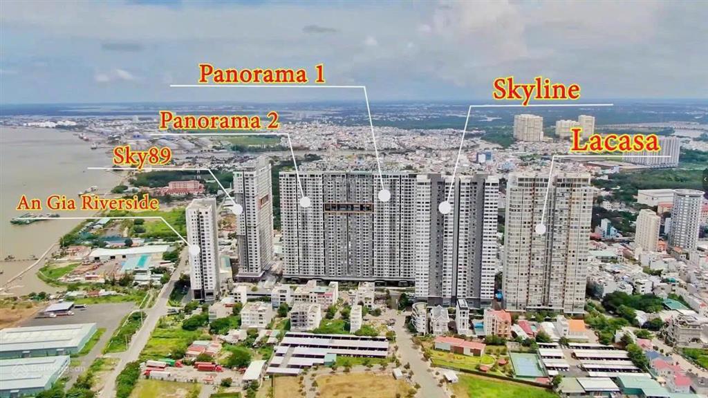 Bán chung cư la casa quận 7 căn 3 ngủ view sông sài gòn. full nội thất ở ngay
