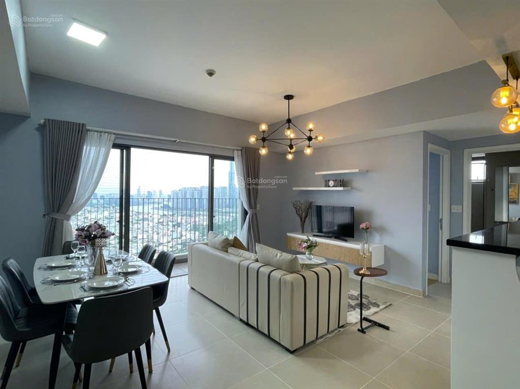 Masteri thảo điền cho thuê 3pn, view sông, giá 35tr, full nội thất cao cấp, có ban công