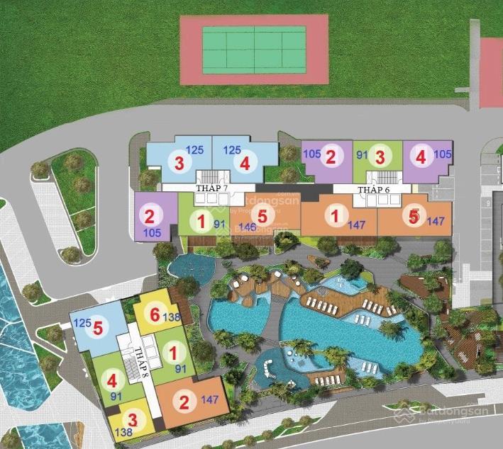 Căn hộ 2pn, 2vs, 91m2, 8 tỷ vnd tại the view riviera point, tân phú, q7, hcm