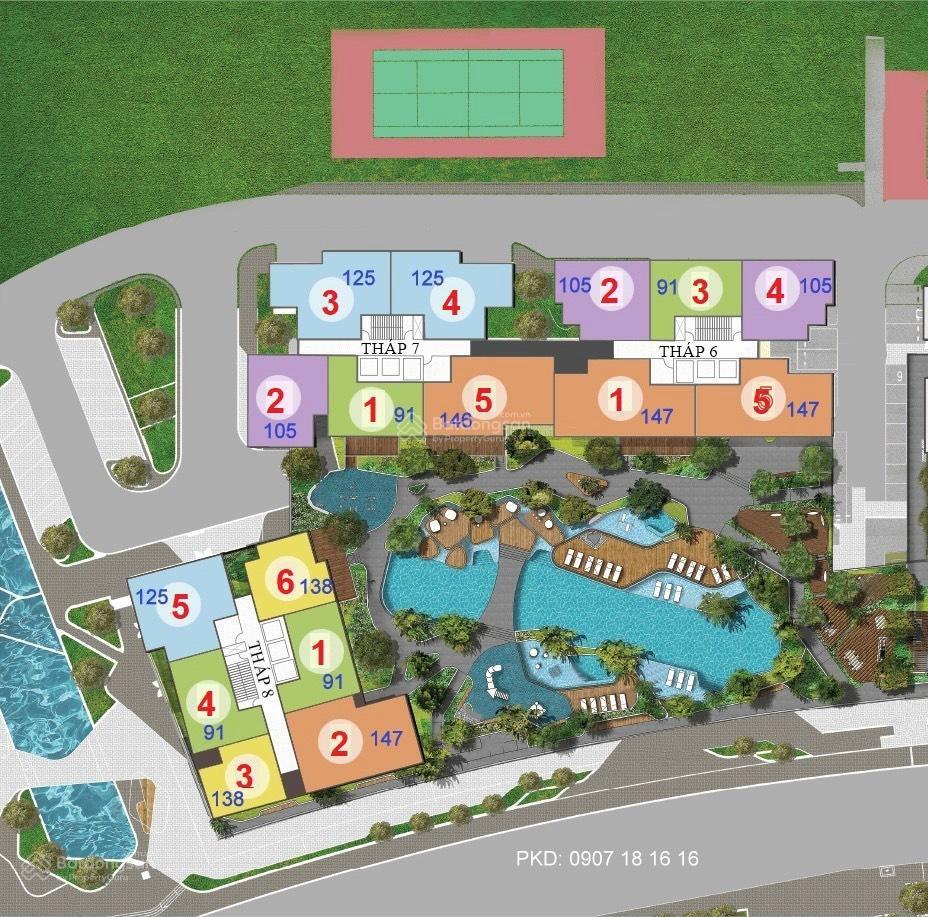 Bán cc the view riviera point, 7,5 tỷ, 91m2, 2pn, 2wc tại huỳnh tấn phát, q7, hcm