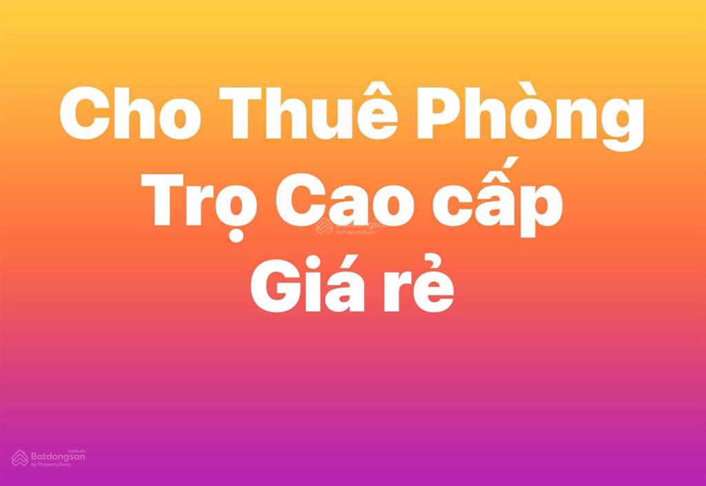 Cho thuê gấp phòng ở cao cấp mặt tiền hoàng quốc việt, tp.hcm