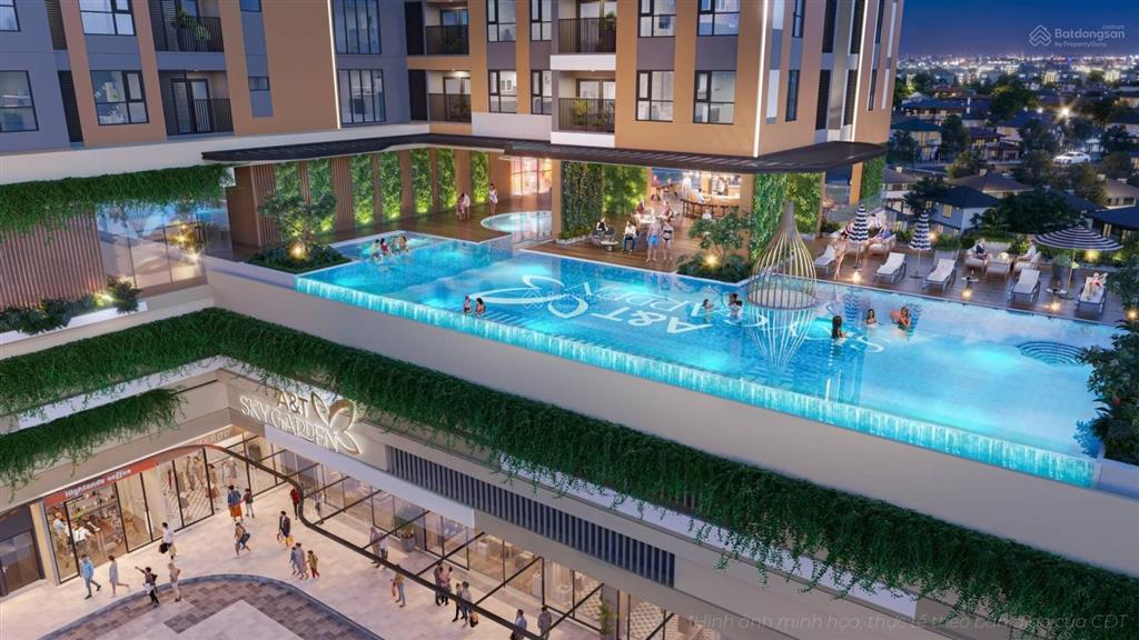 Bán căn hộ a&t sky garden 2pn/73.5m2 tầng cao, hướng đông nam gió mát. giá rẻ hiện tại. ở ngay