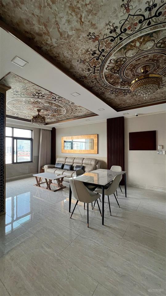 Gấp. cho thuê căn hộ the panorama, lầu cao, view sông, 3pn, đầy đủ nội thất, giá 39,5tr/tháng