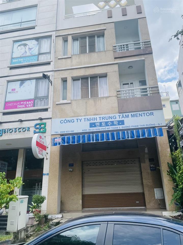 Gấp. cho thuê nhà phú mỹ hưng, có thang máy, đường phạm thái bường, giá 55tr có vat.
