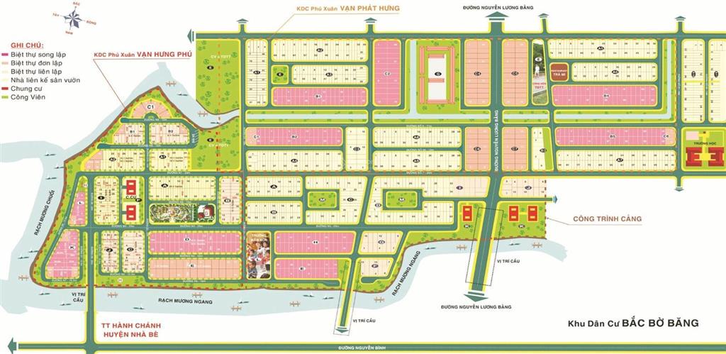 Bán đất kdc phú xuân, vạn phát hưng, nhà bè, vi trí đẹp giá tốt cho nhà đầu tư