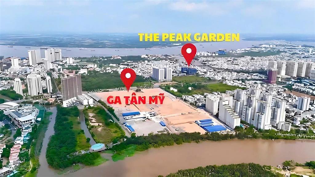 Nhận booking the peak garden liền kề phú mỹ hưng, cạnh ga tân mỹ, giá chỉ từ 75 triệu/m2