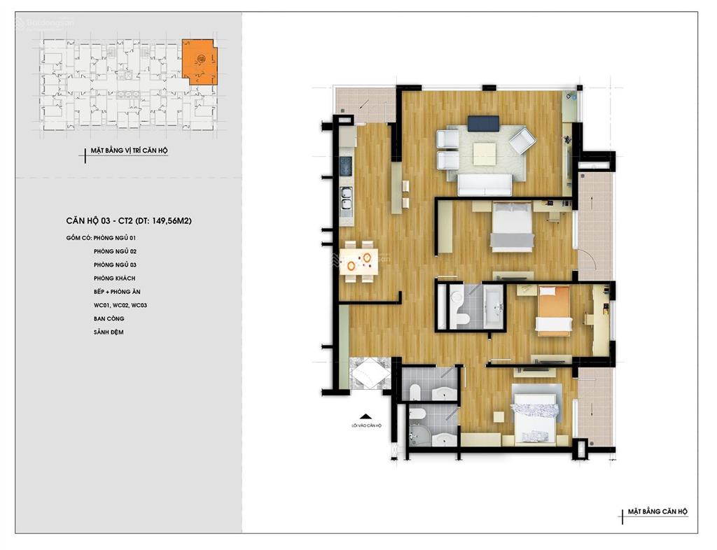 Bán gấp căn hộ 150m2, 3pn, 3wc tại ct2 trung văn  vinaconex 3, giá thỏa thuận