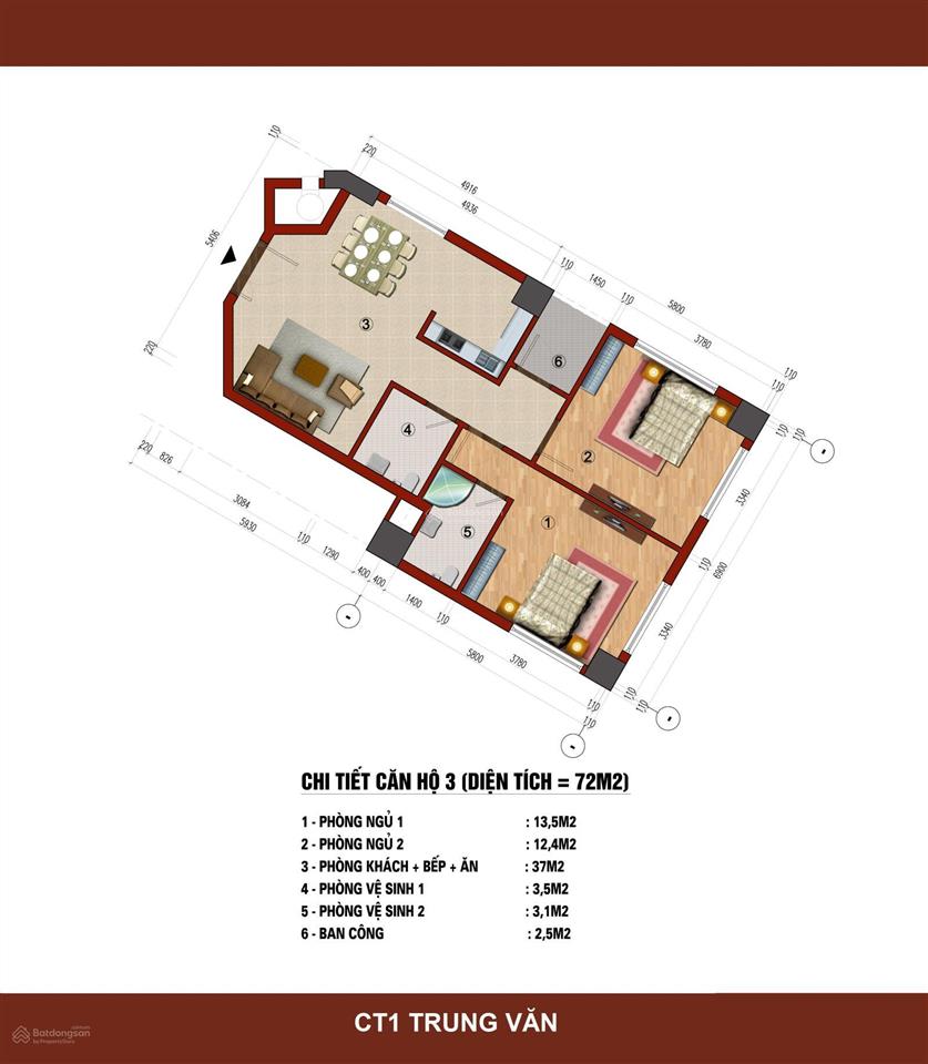 Cần bán căn góc 72m2 view hồ trung văn 12ha tại vinaconex 3 trung văn  vinaconex 3 hướng mát mẻ