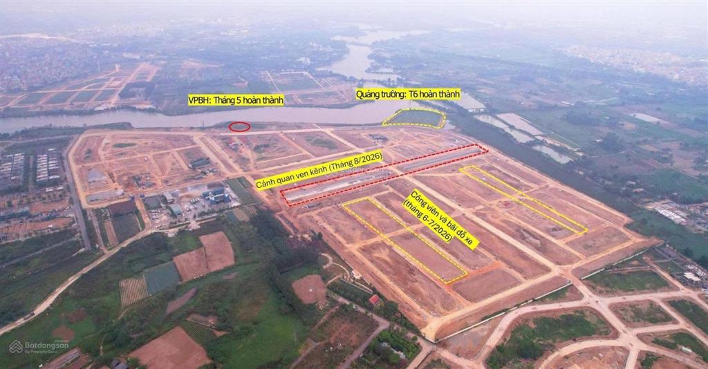 Chỉ từ 1,8 tỷ sở hữu lô lk 102m2 da làng hoa pearl rivera mê linh, sẵn sổ.  0972 899 ***