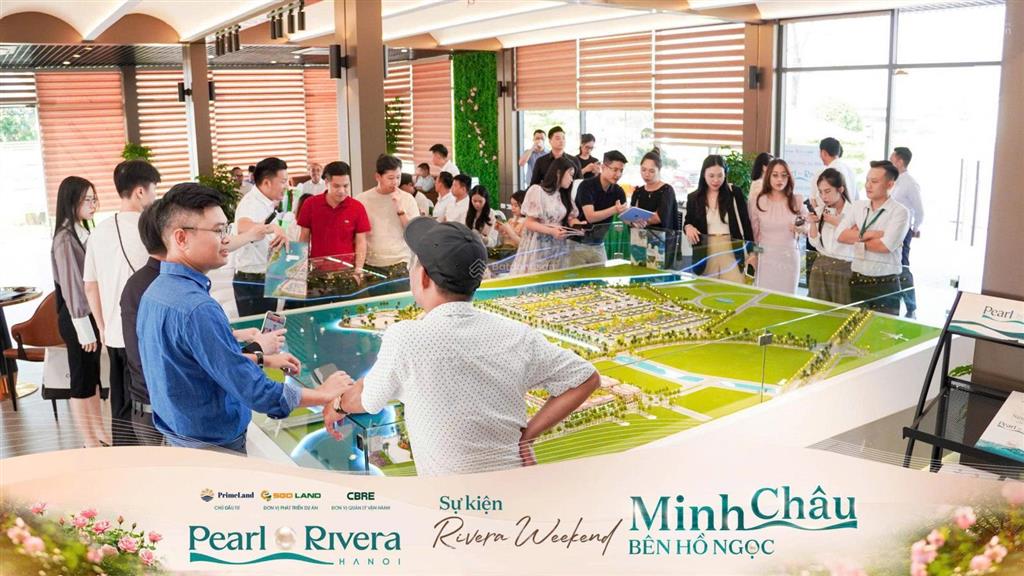 Hàng ngoại giao đặc biệt pearl rivera làng hoa mê linh 107tr/m2, ck 7% view đẹp. 0972 899 ***