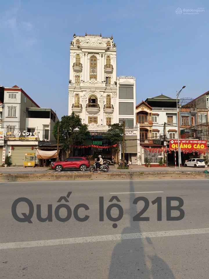 Bán nhà mặt phố ql21b 256m2 8m mt đầu tư kinh doanh đỉnh cạnh vin olympic trống đồng