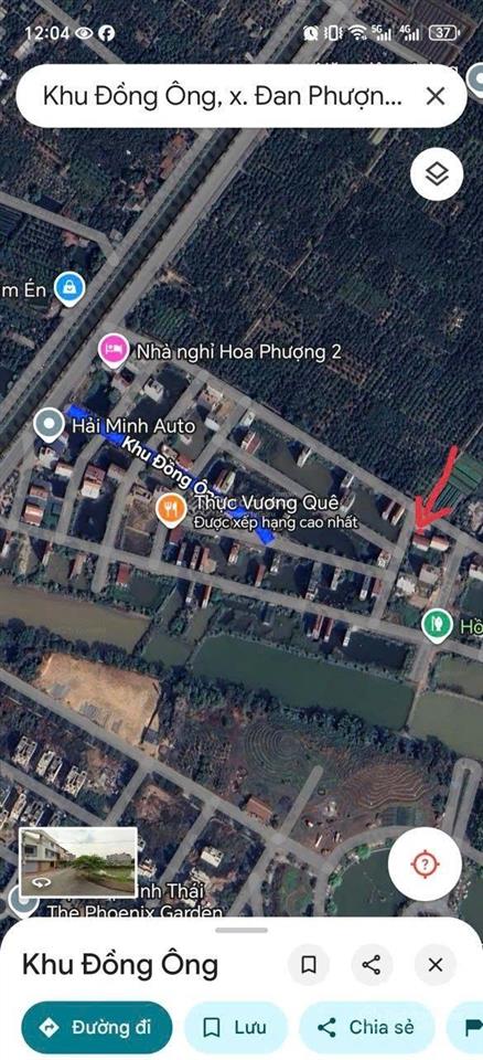 Bán đất tại đồng ông, đan phượng, giá đầu tư nhỉnh 100tr/m