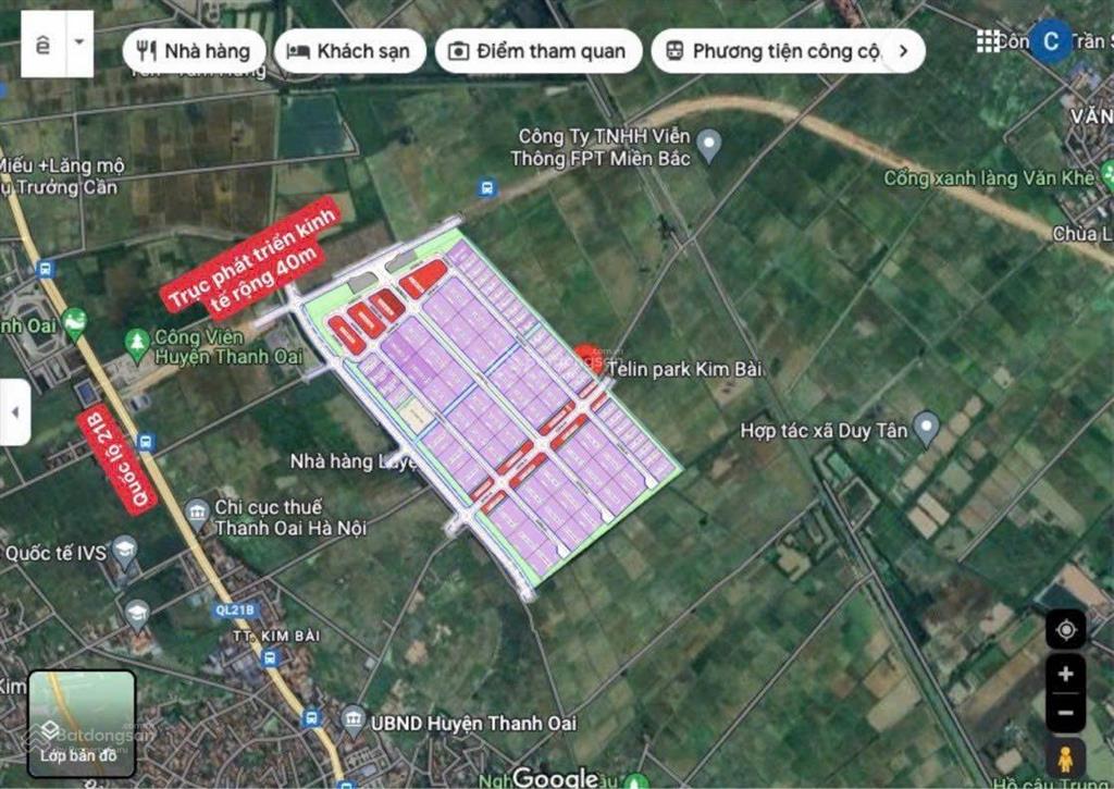 Bán lô đất xưởng hơn 2000m2 cụm công nghiệp telin park kim bài, giá nhỉnh 9tr/m2 0989 580 ***