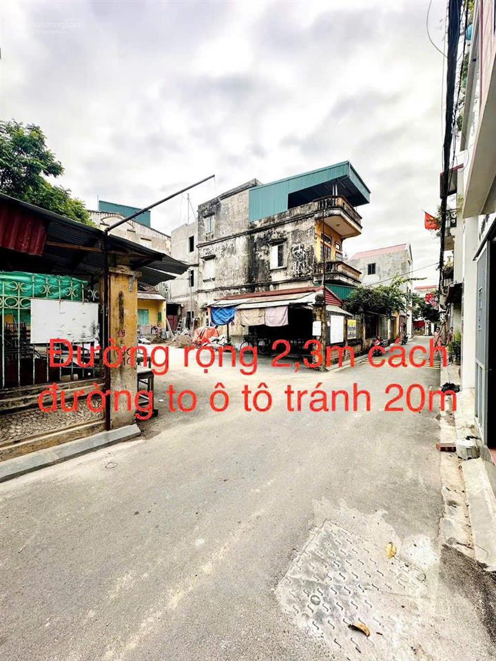Cần bán 103,6m2 (9,4x11m) thôn lê xá xã đông anh đường rộng 2,2m hướng đông bắc cách cầu đông trù