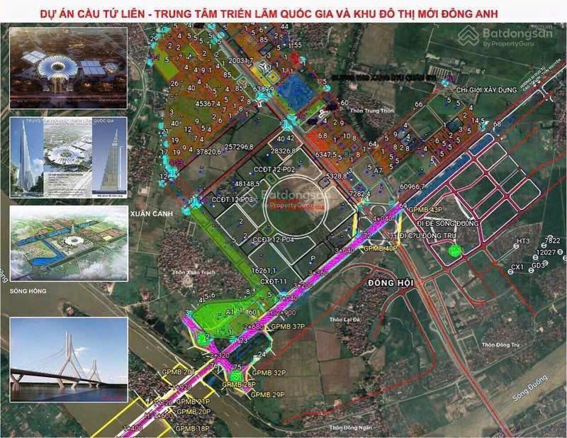 Cần bán 56m2(3,5x16) đất tái định cư mai hiên đông anh đường rộng 7,5m vỉa hè 4m đối diện vườn hoa
