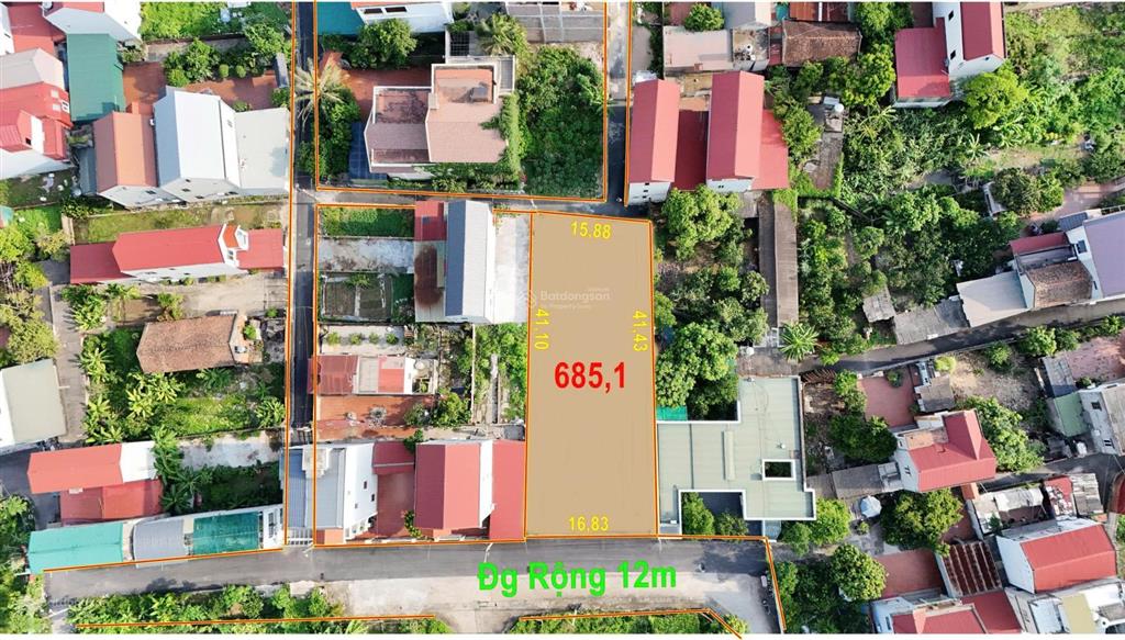 Bán đất 700m2 tại nguyên khê, đông anh, giá thỏa thuận, mặt tiền 15m