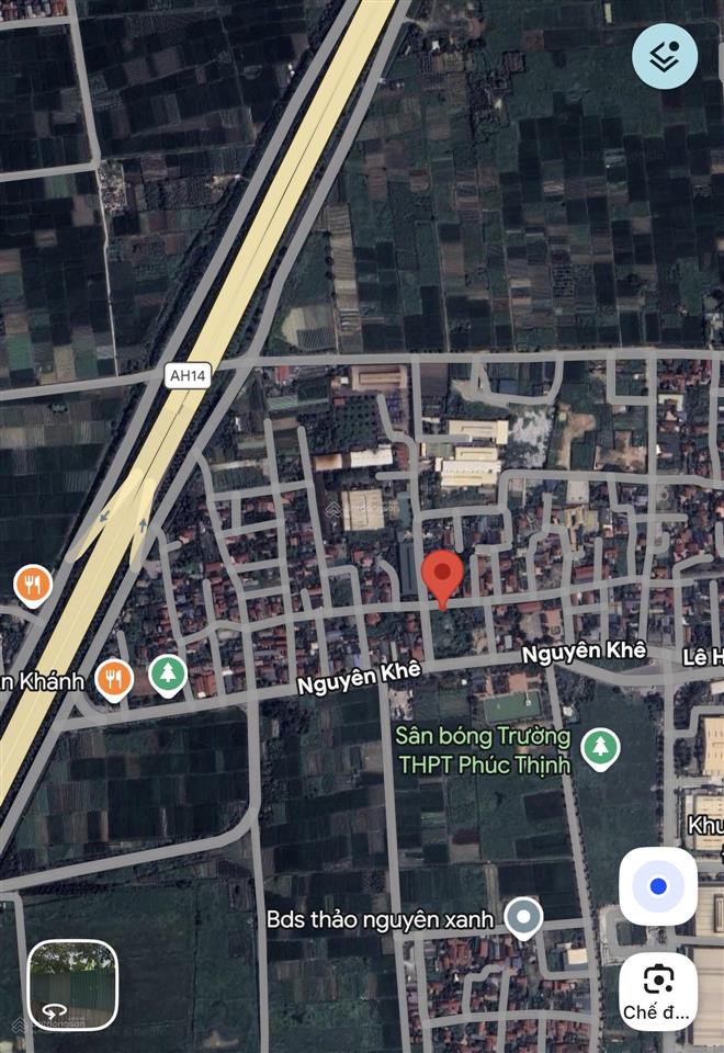Chính chủ bán 140m2 đất thổ cư 2 mặt tiền đường rộng 2 ô tô tránh tại nguyên khê  phúc thịnh hn.