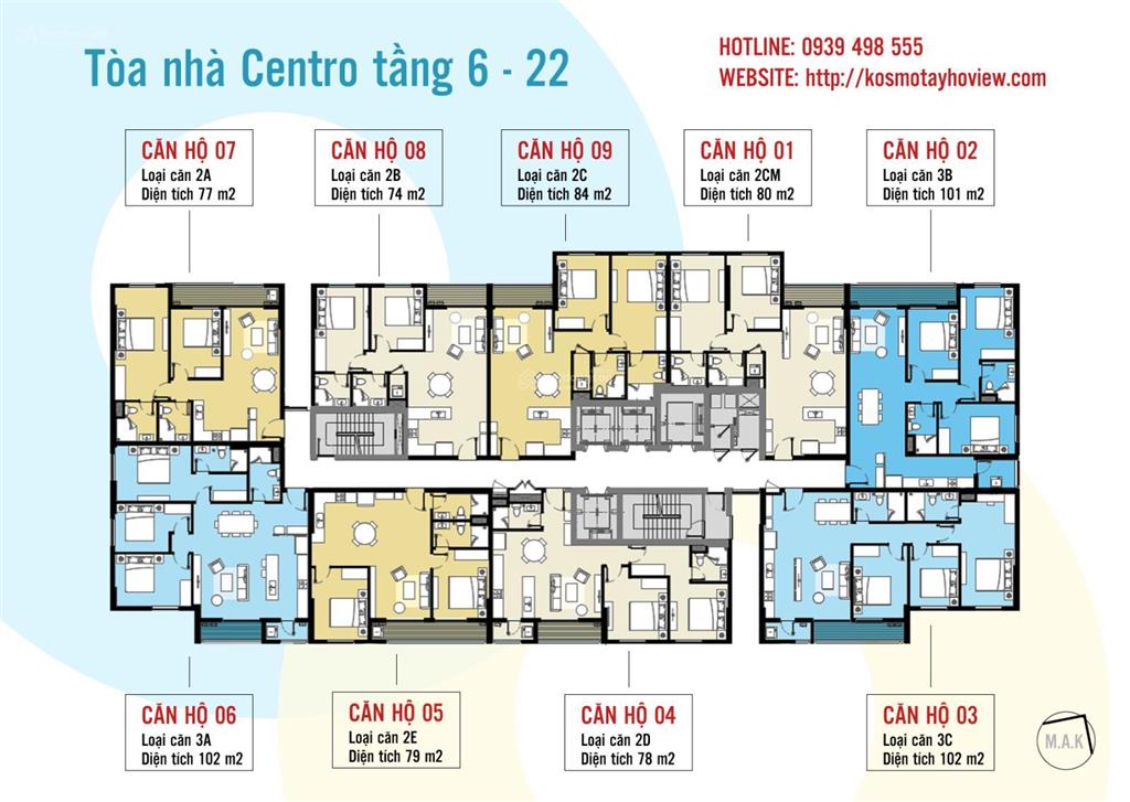 Chính chủ bán căn 3pn 102m2 kosmo view hồ tâyhướng đn & slot ô tô sẵn nội thất
