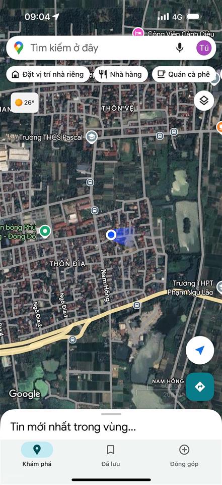 Cần bán 81.8m2 thôn đìa, xã nam hồng, đông anh view hồ cực đẹp, giá đầu tư