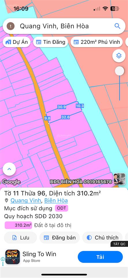 Cần bán lô đất 310m2 sổ riêng chính chủ full thổ cư .