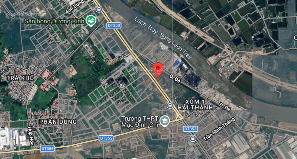 Bán đất mặt đường 353 phạm văn đồng, hải phòng, đoạn gần cầu rào, giá thoả thuận