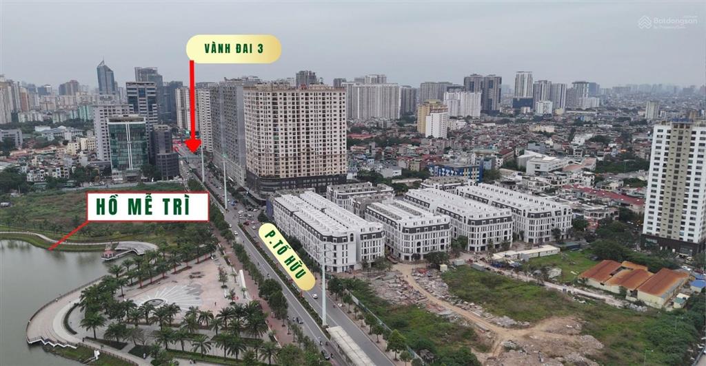 Shophouse 90m2 cạnh góc  đường trục chính p.tố hữu gần hồ mễ trì, trực tiếp cđt