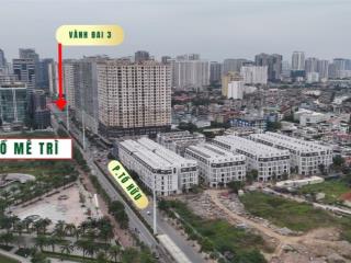 Shophouse 90m2 cạnh góc  đường trục chính p.tố hữu gần hồ mễ trì, trực tiếp cđt