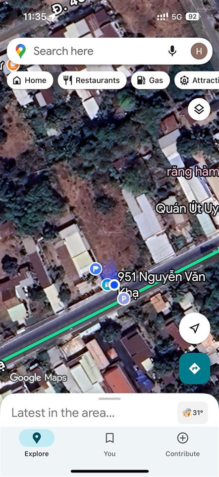 Bán đất mặt tiền 18m an nhơn tây