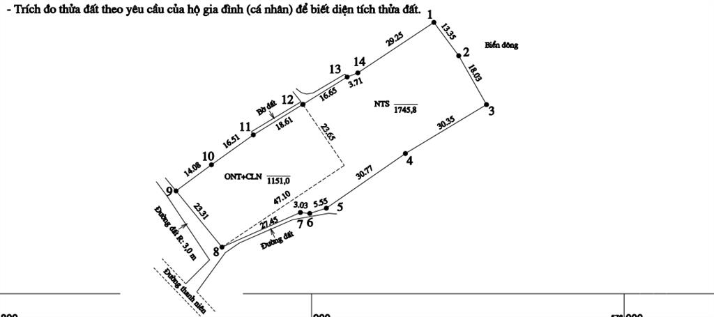 Bán lô đất 2897m2 view trực diện biển bình hải , phía nam hội an , tp đà nẵng mới .