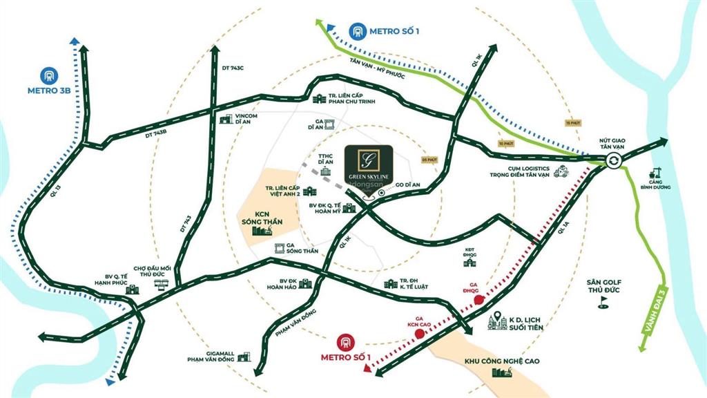 Căn hộ green skyline 1pn+ giáp thủ đức nhà mới hoàn thiện bàn giao full nội thất  0938 638 ***
