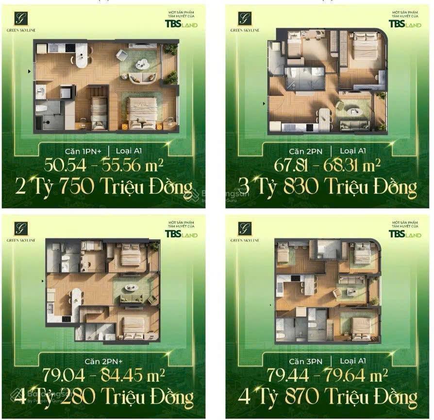 Căn hộ green skyline 1pn+ giáp thủ đức nhà mới hoàn thiện bàn giao full nội thất  0938 638 ***