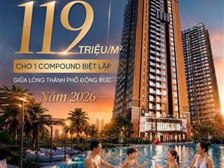 Căn hộ the privé quận 2 2pn có ban công view sông giá 8,1 tỷ (chưa vat)