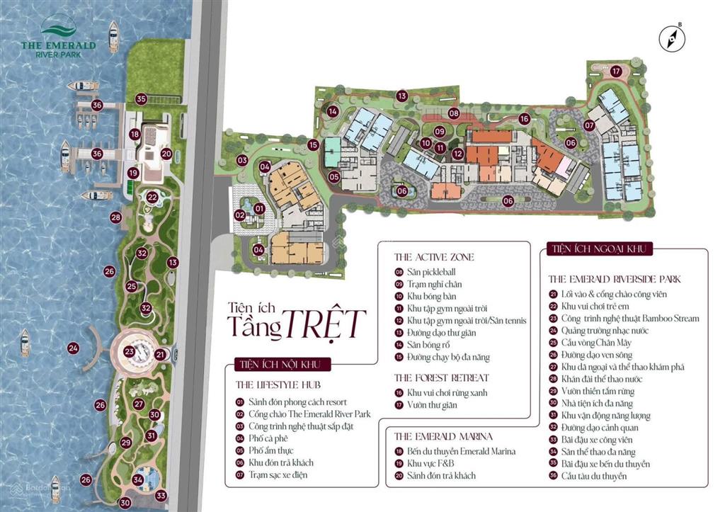 Dự án the emerald river park view sông sài gòn sở hữu bến du thuyền, giá chỉ từ 2.6 tỷ 1 pn 51 m2
