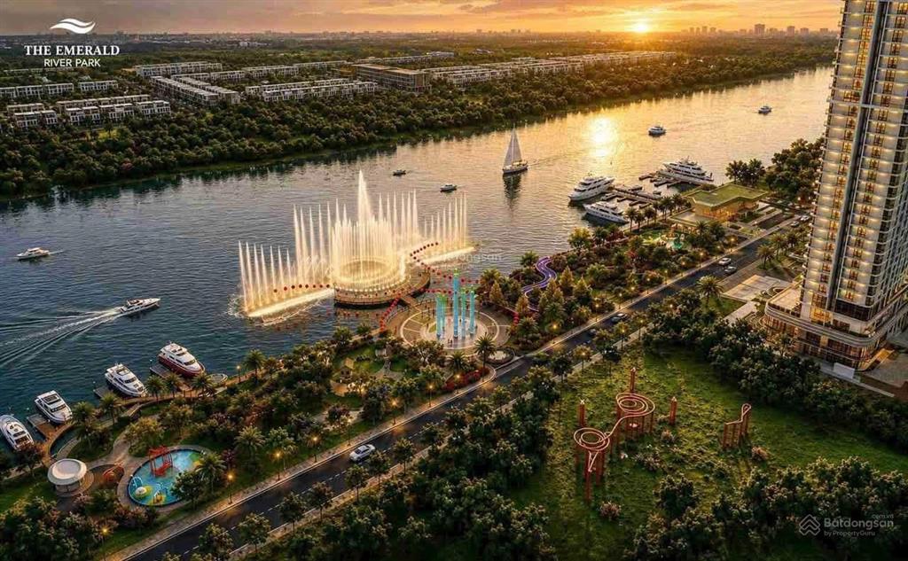 Dự án the emerald river park view sông sài gòn sở hữu bến du thuyền, giá chỉ từ 2.6 tỷ 1 pn 51 m2