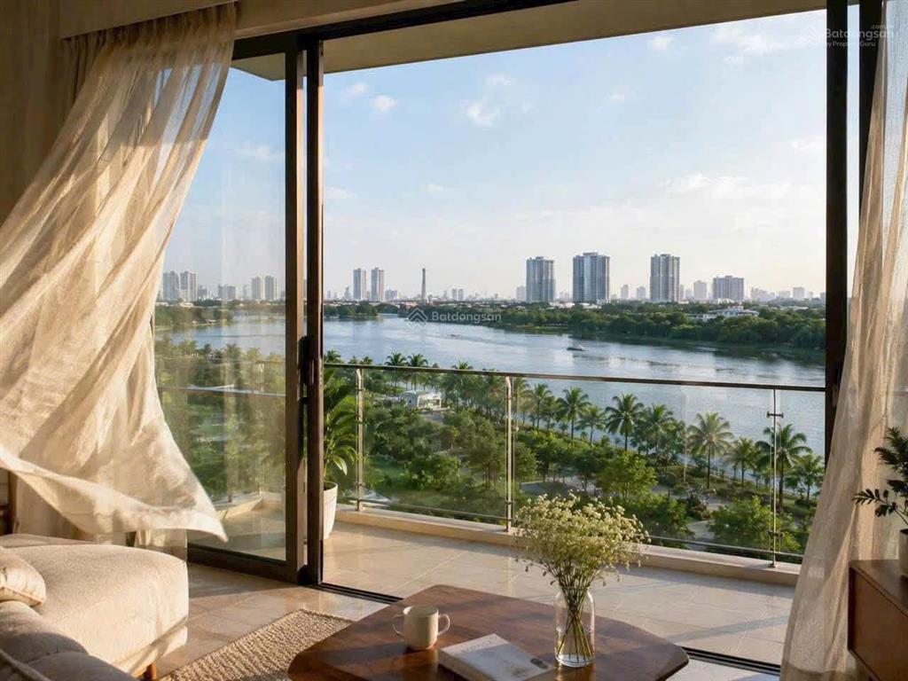 The privé quận 2  căn hộ 1pn view sông và sân vườn, đầu tư và an cư lý tưởng, nội thất cao cấp