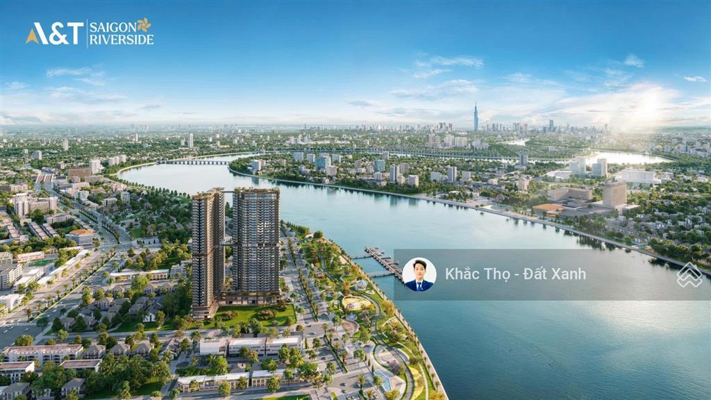 Thanh lý căn resort a&t saigon riverside mặt tiền sông sài gòn, căn 2pn 65m2 chỉ 3,5 tỷ