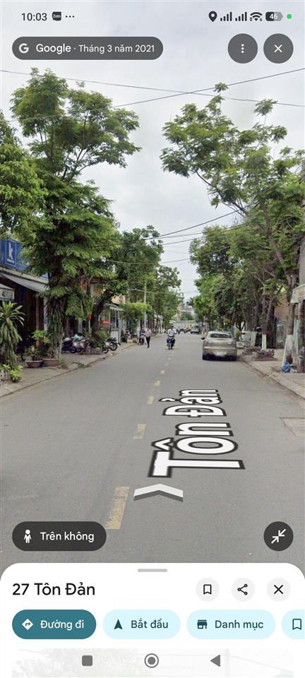 Lô góc mặt tiền 7m5 tôn đản kẹp kiệt bên hông 3m, dt 122m²