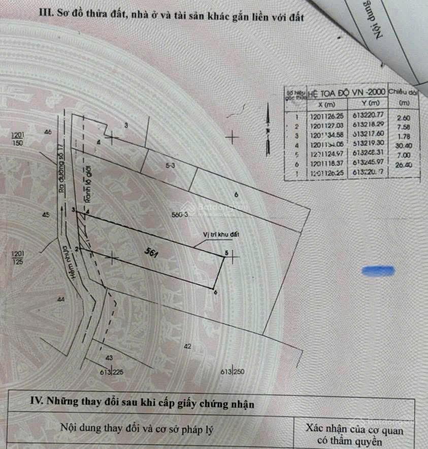 Bán đất hẻm xe tải đường 17 linh trung, thành phố thủ đức