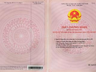 ĐẤT NỀN SỔ ĐỎ TRAO TAY