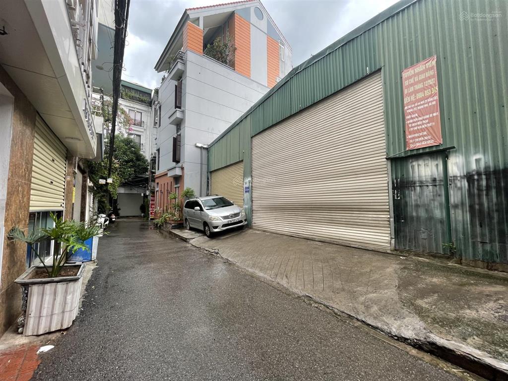 Cho thuê kho xưởng hơn 400m², cạnh khu đô thị mới linh đàm  ngõ ô tô, cho thuê lâu dài